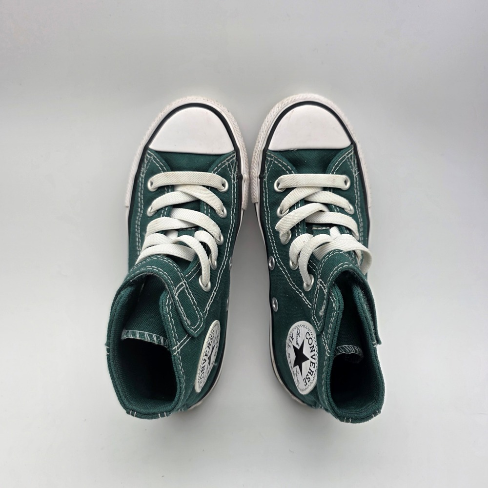 Converse Chuck Taylor All Star Kids High Top Sneaker Green Size 11 - Picture 7 of 8